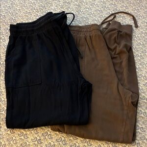 Splendid Black and Brown Joggers